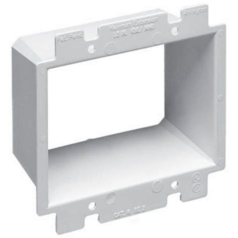 arlington industries electrical box extender|adjustable outlet box extenders.